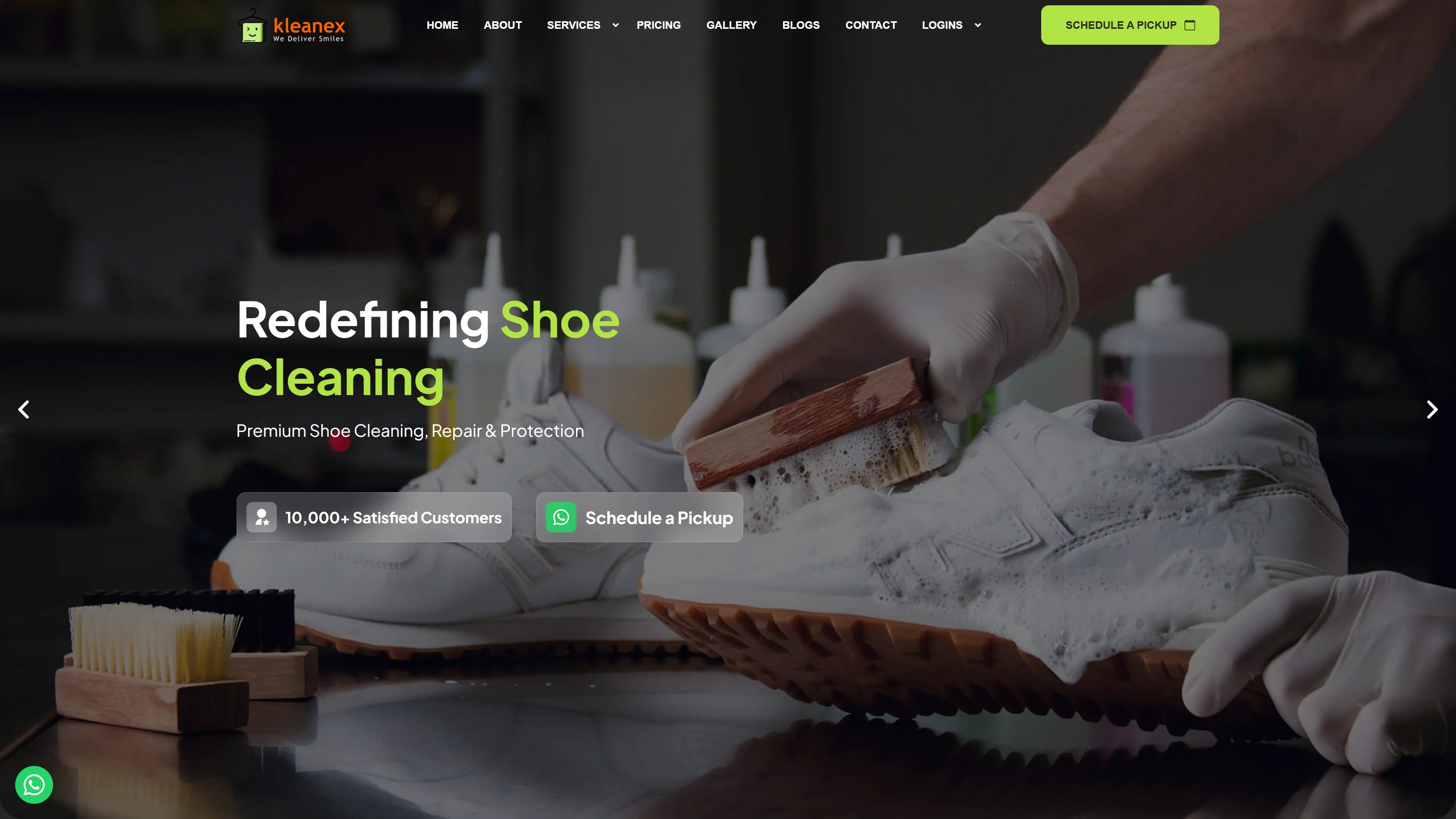 Kleanex - Premium Laundry & Dry Cleaning Platform - Hero Showcase