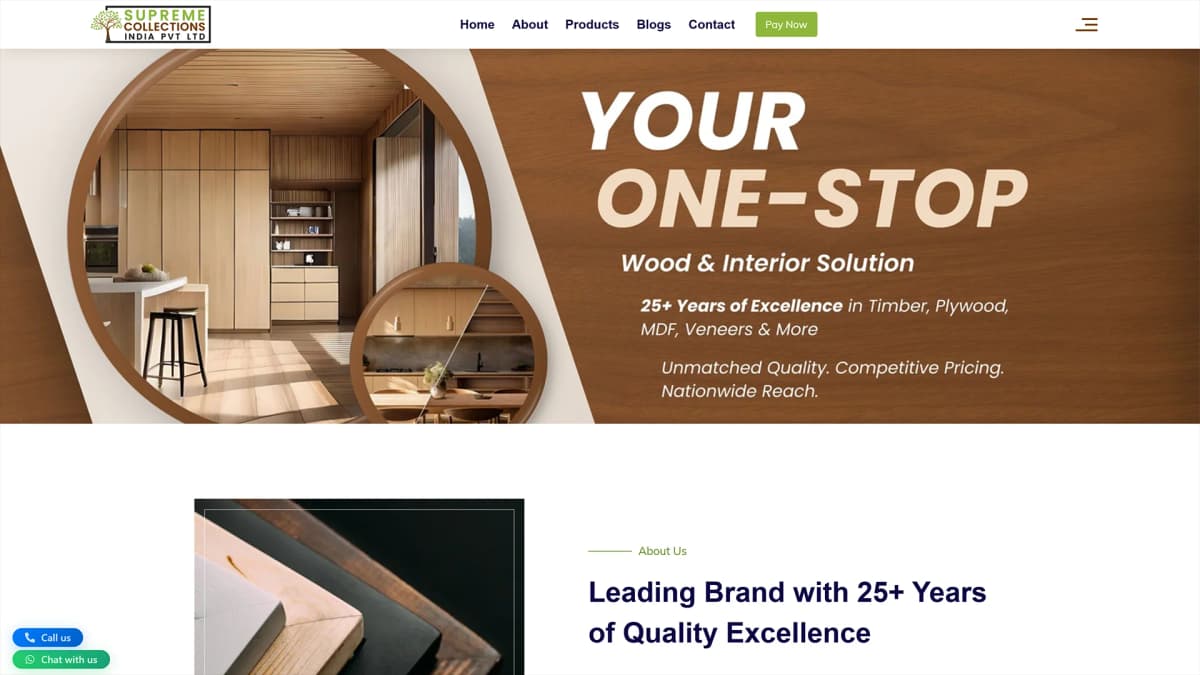 Supreme Collections - Fashion & Lifestyle E-commerce - Portfolio Image