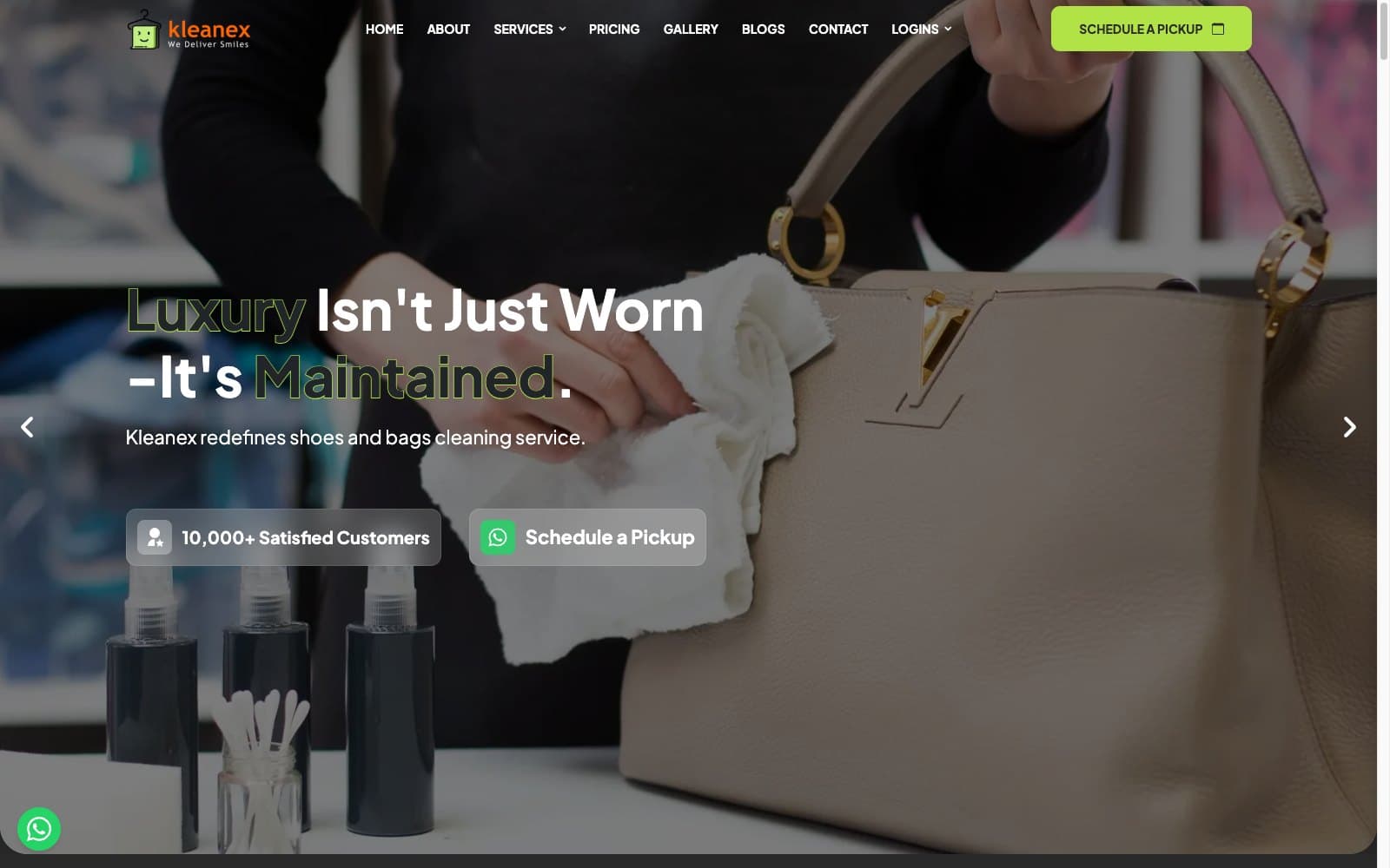 Kleanex project preview